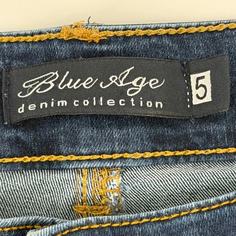 Blue‎ Age Denim Collection Jeans Women's Size 5 Dark Wash Skinny Fit NWOT